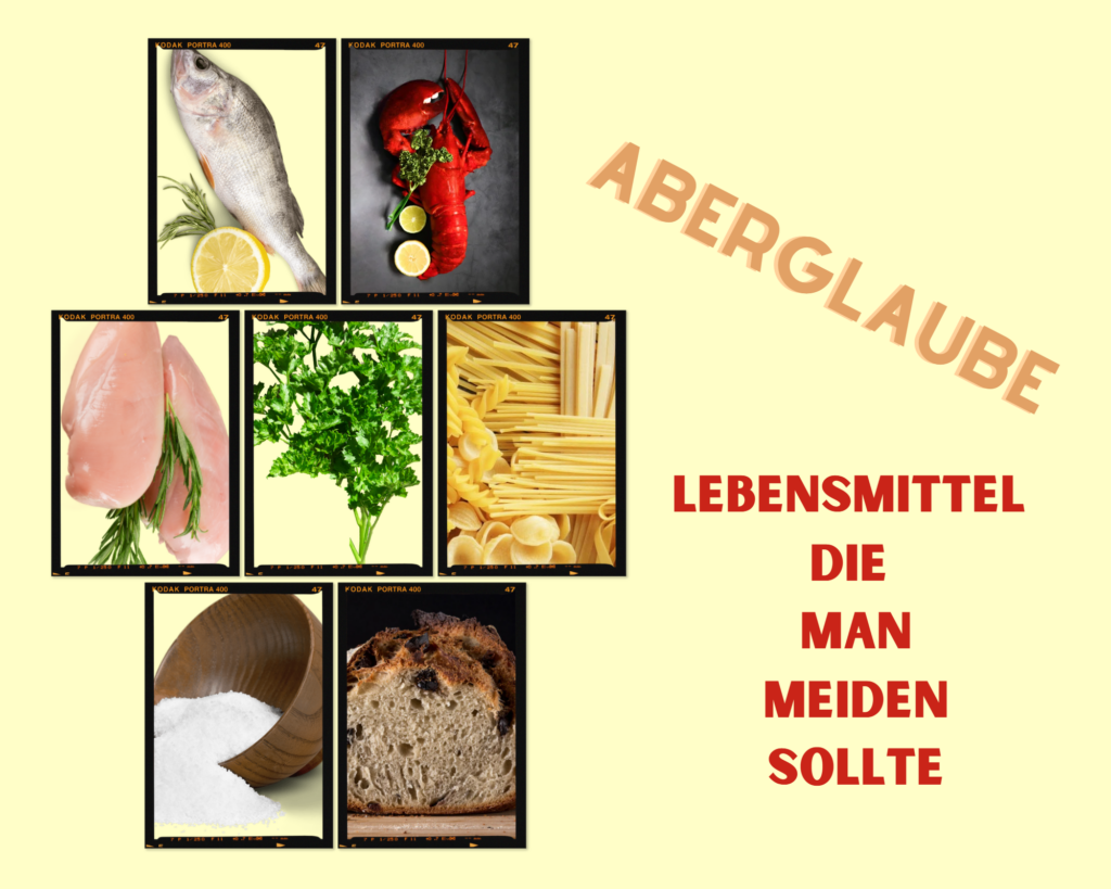 Lebensmittel, die man bei Aberglaube meiden sollte